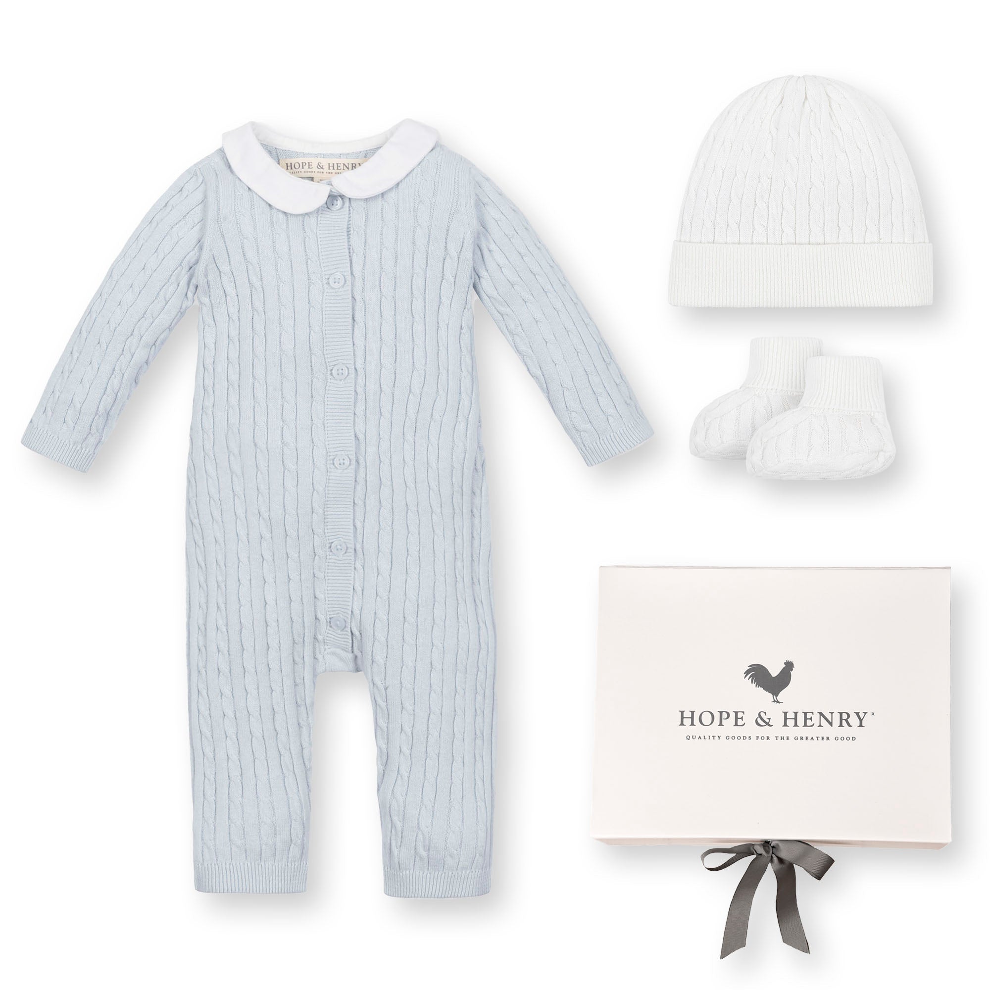 Organic Cable 3-Piece Boxed Gift Set