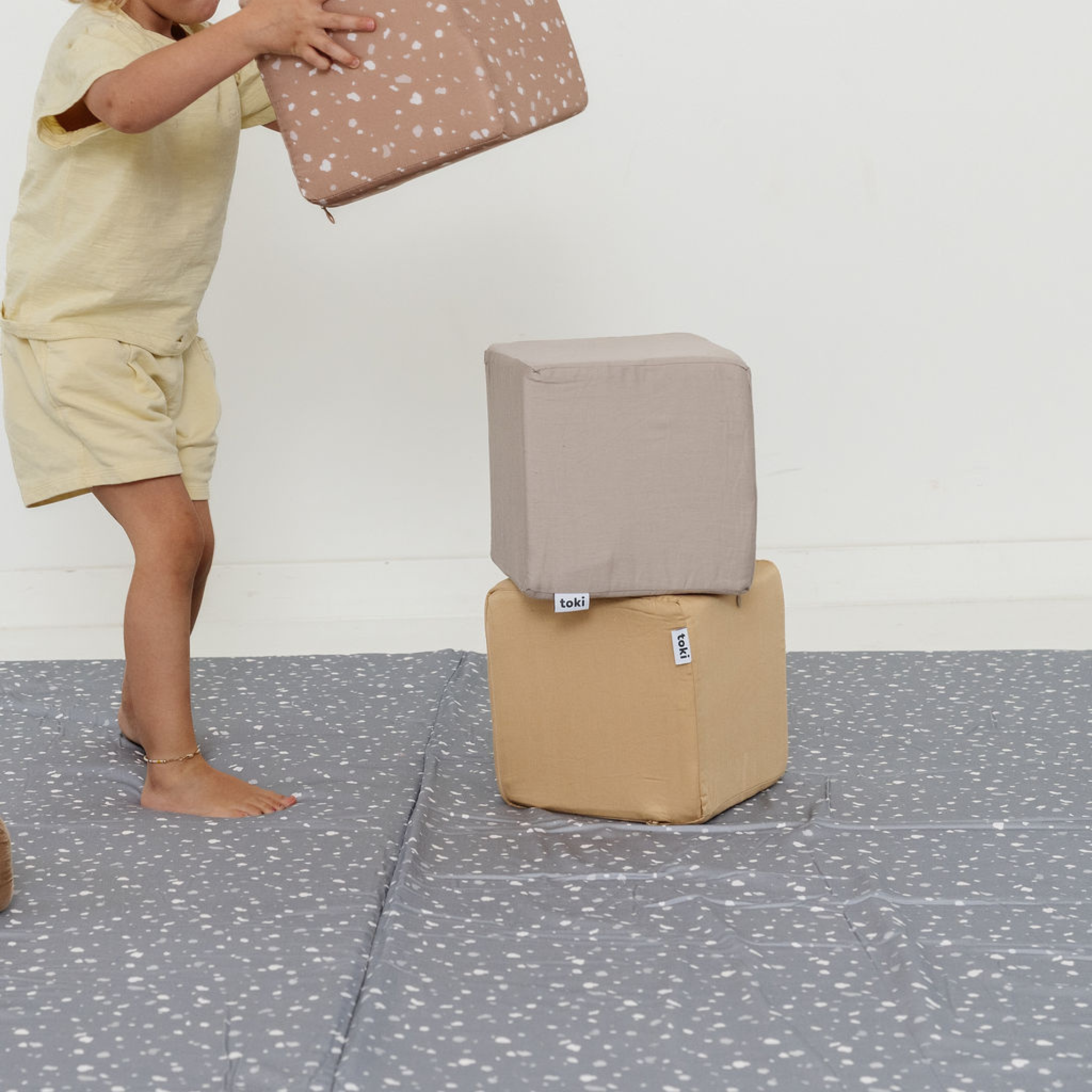 Terrazzo Slate Organic Cotton Mat