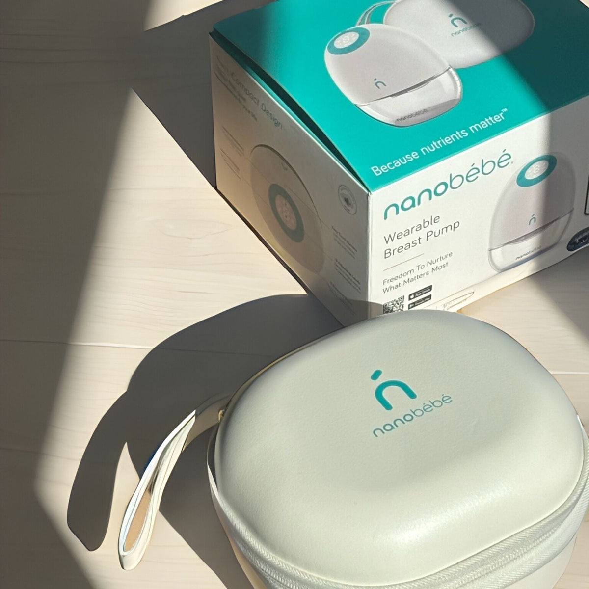 Nanobébé Wearable Breast Pump – Hands-Free, Quiet, App-Controlled