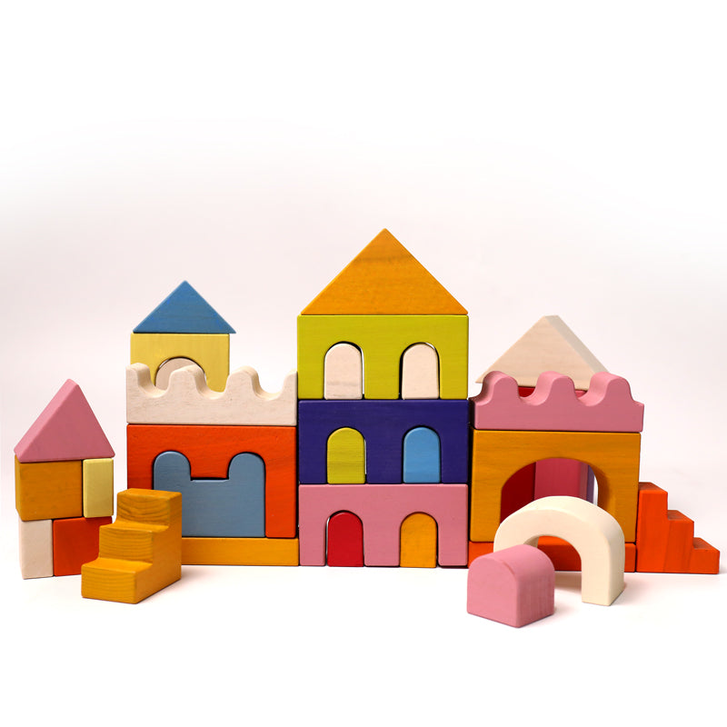 **Pre-order (Ships in 2-3 Weeks)**62 Pcs STAINED Large Castle Building Blocks Set