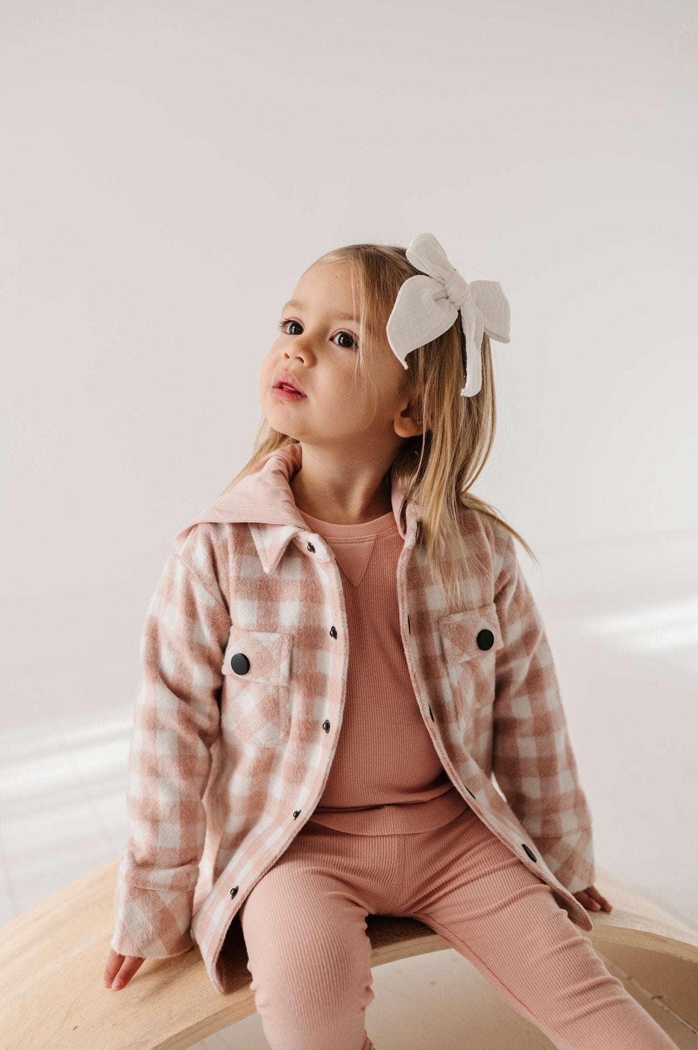 Girl's Hooded Shacket