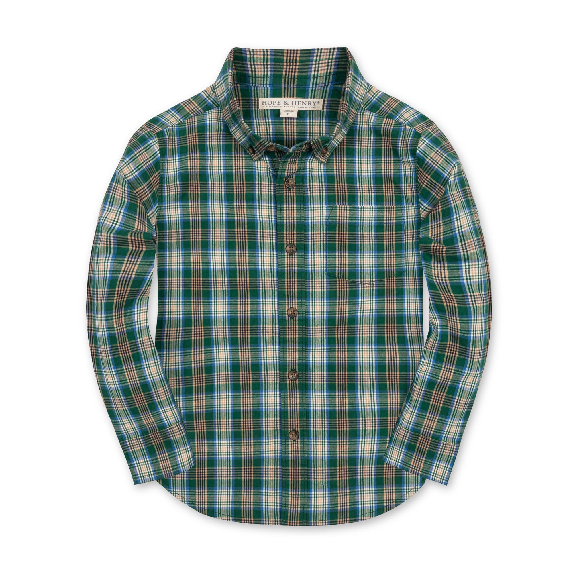 Organic Stretch Poplin Shirt