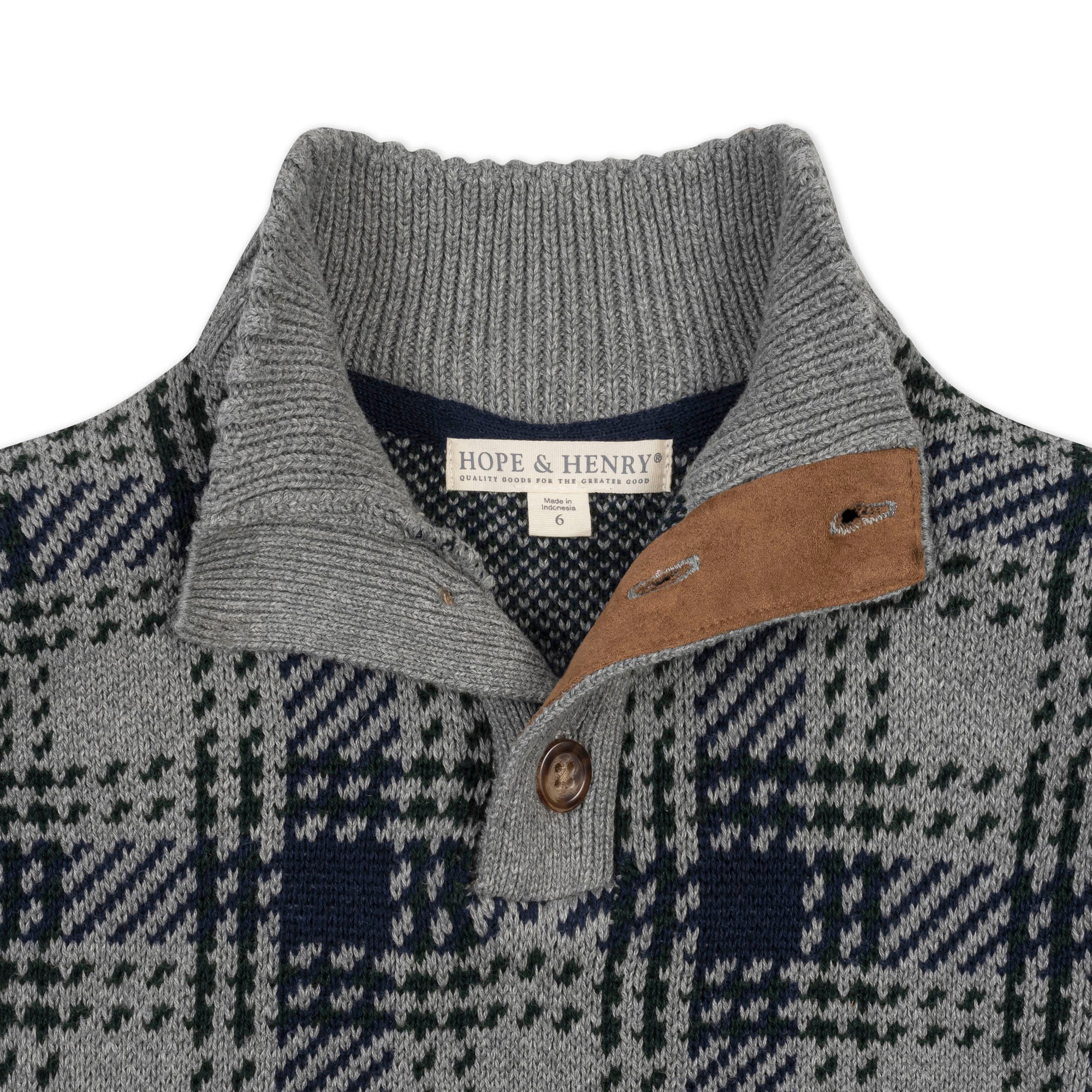 Organic Mock Neck Sweater