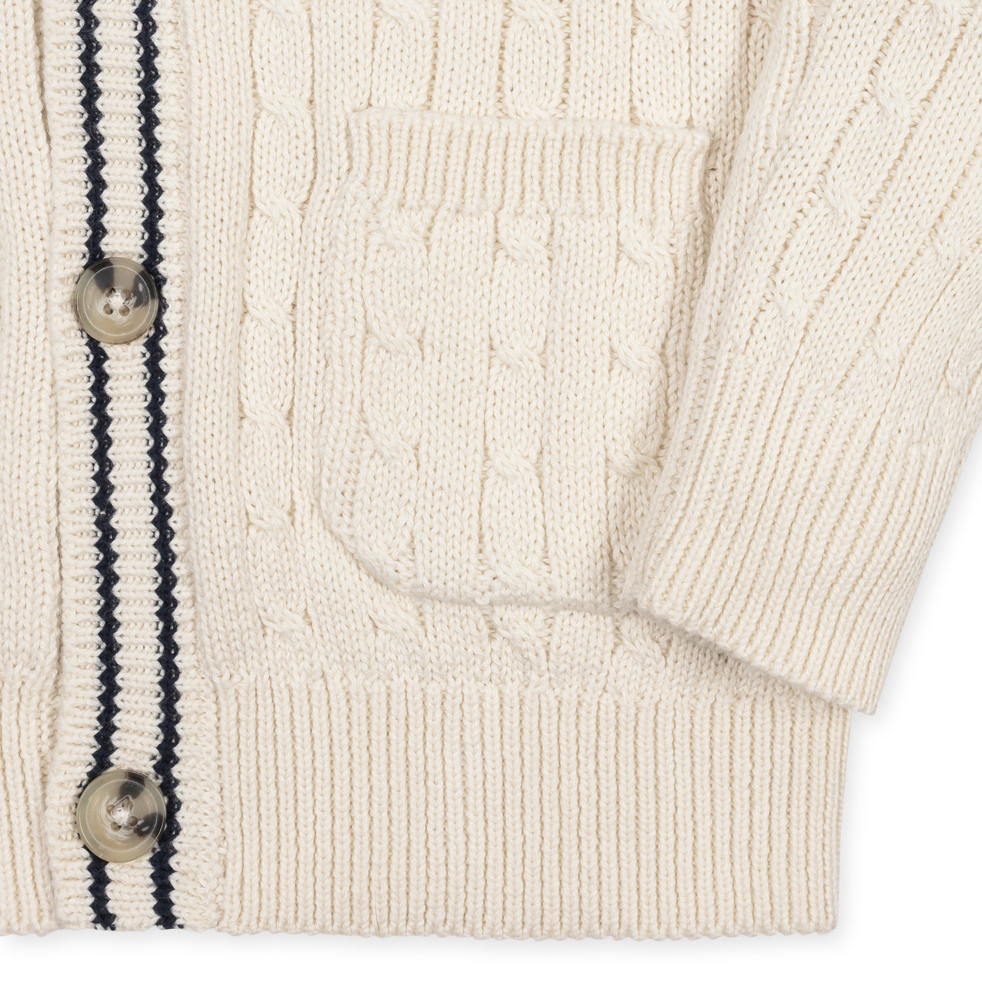 Organic Cable Cardigan