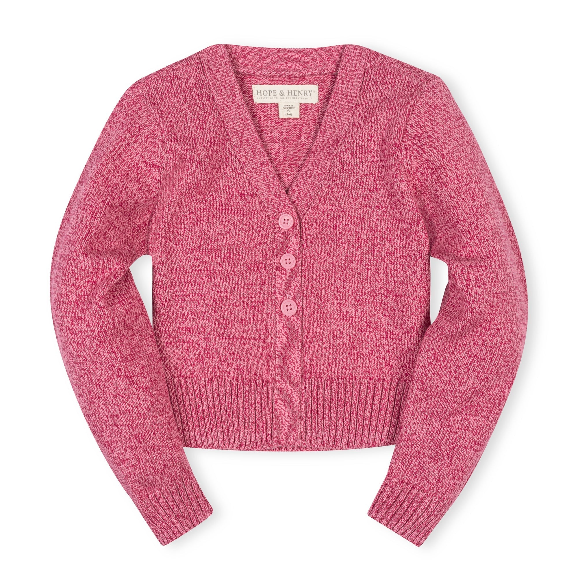 Organic V-Neck Cardigan