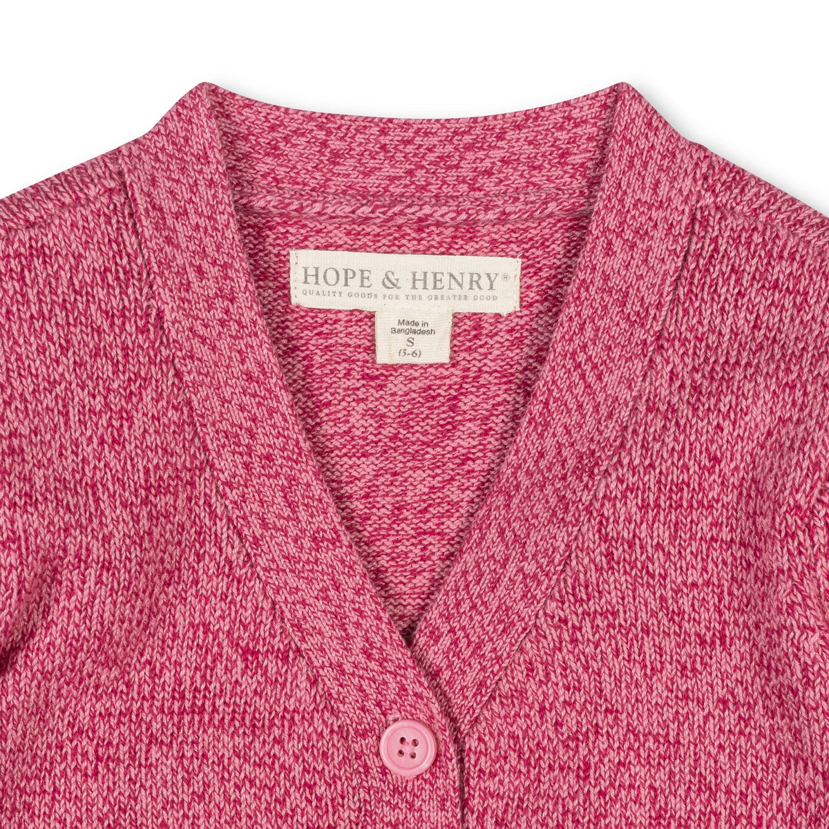 Organic V-Neck Cardigan