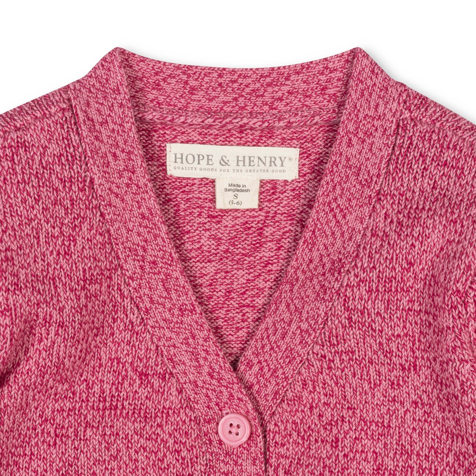 Organic V-Neck Cardigan