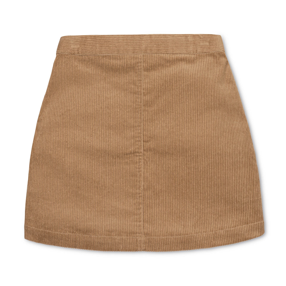 Organic Corduroy Button Front Skirt
