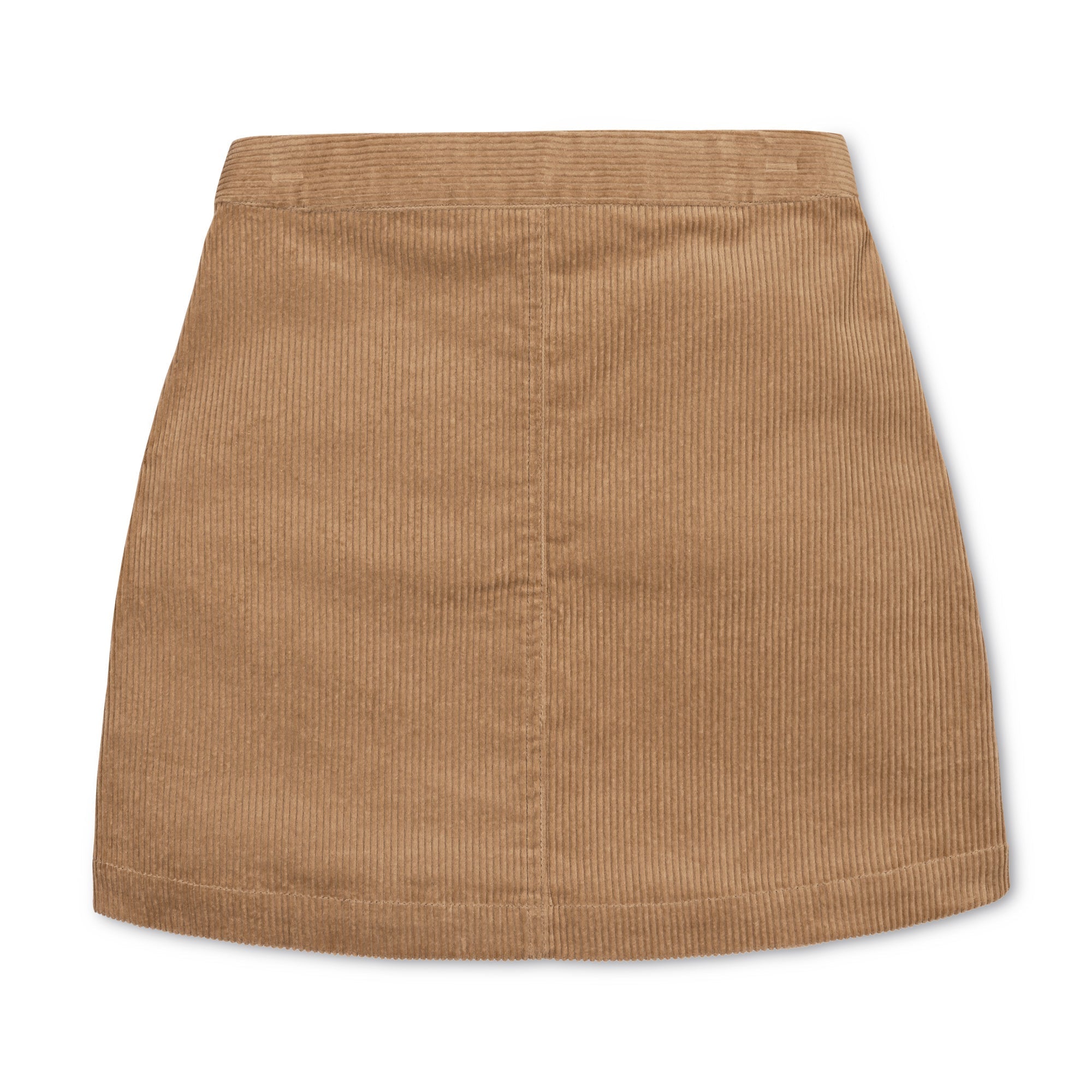 Organic Corduroy Button Front Skirt