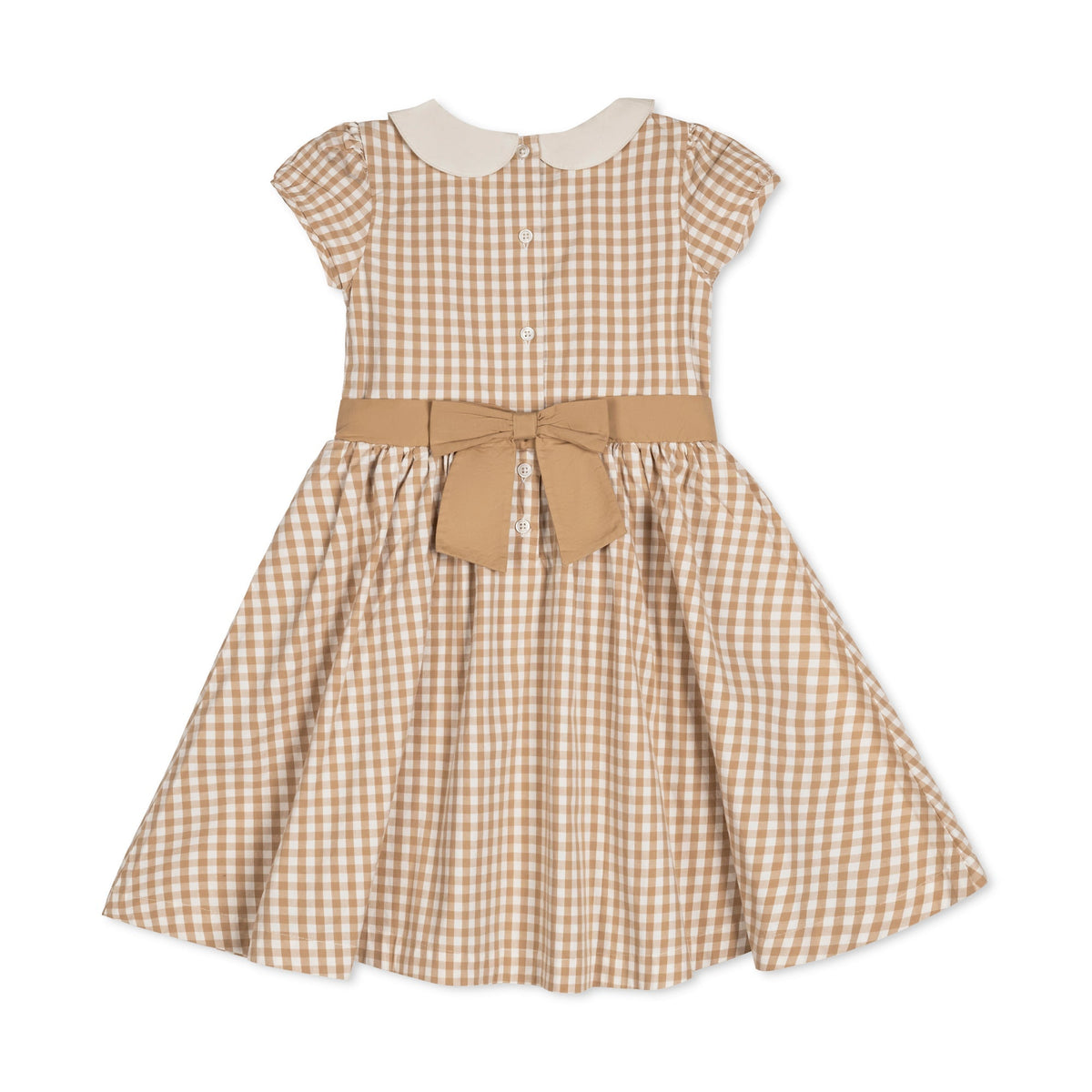 Organic Stretch Poplin Peter Pan Collar Dress