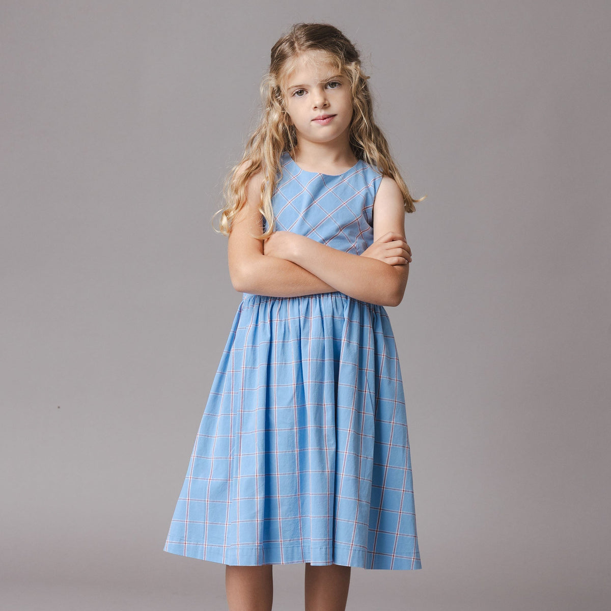 Organic Button Back Party Dress