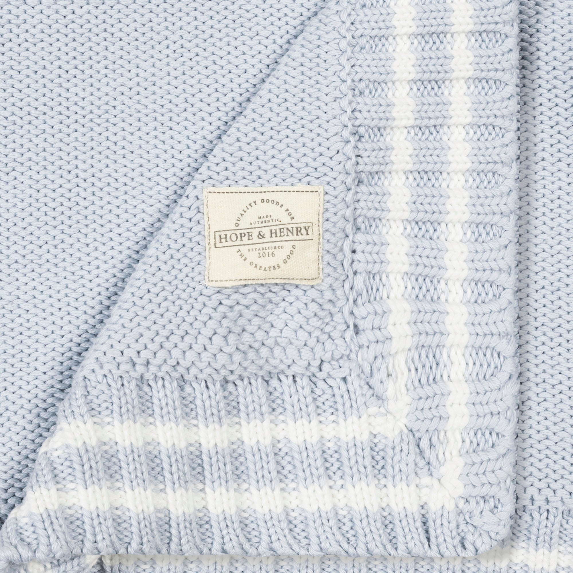 Organic Cable Knit Blanket
