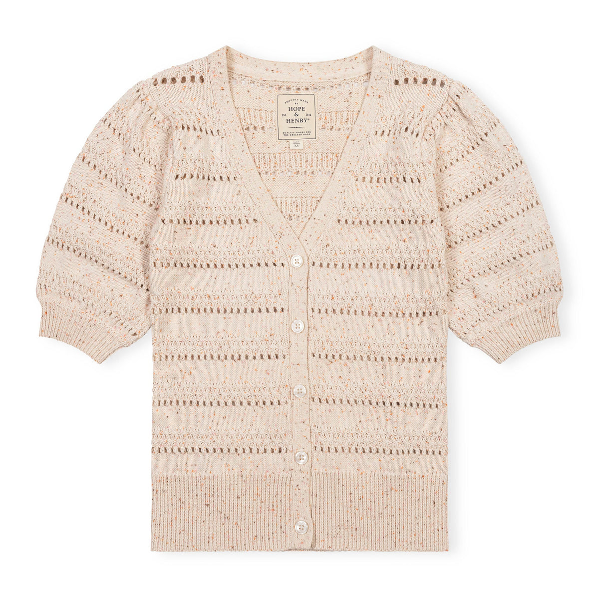 Organic Puff Sleeve Sweater