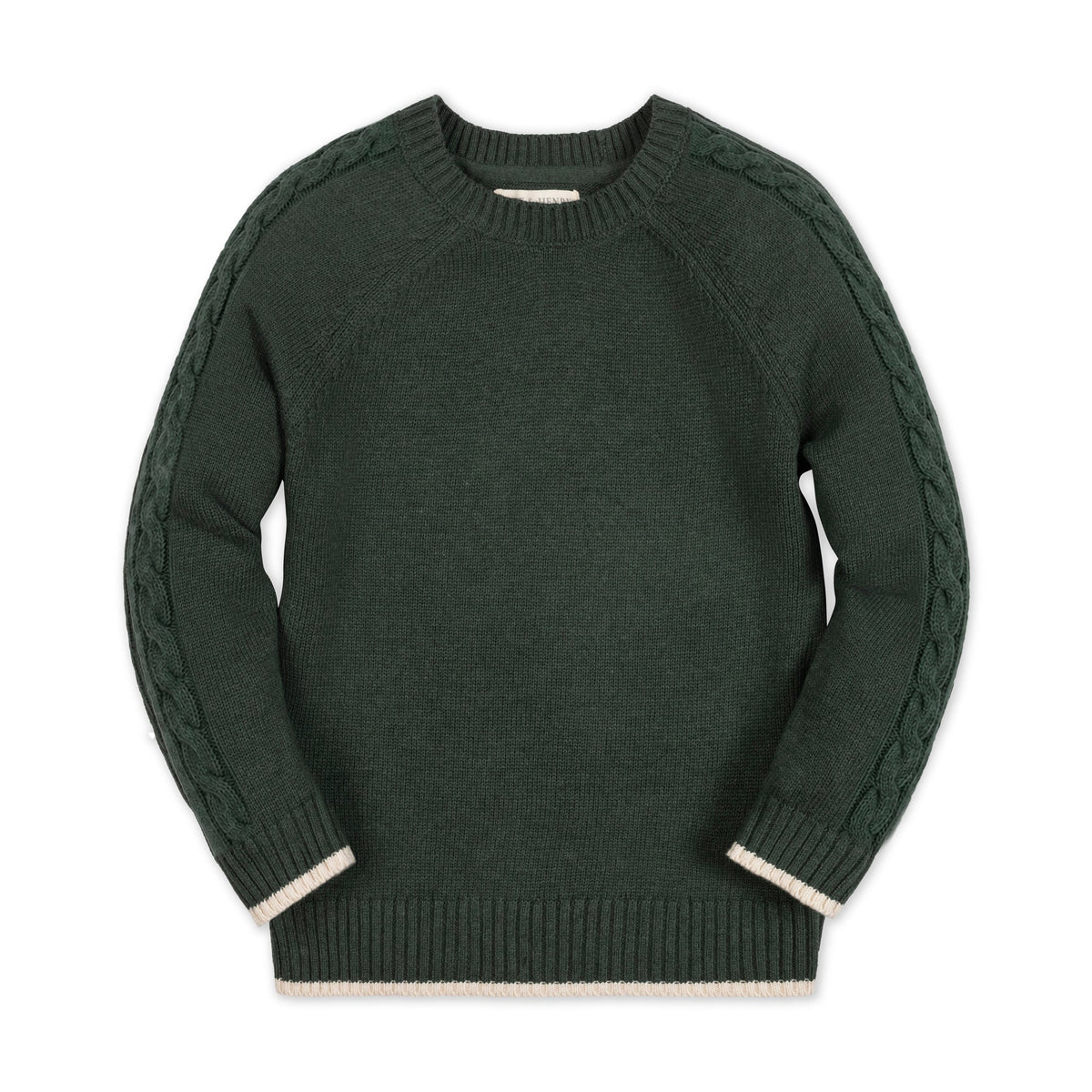 Organic Raglan Crew Neck Sweater