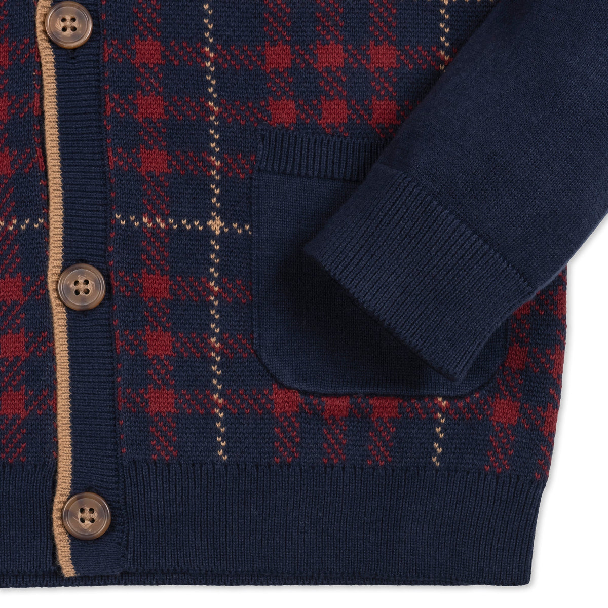 Organic Tipped Cardigan