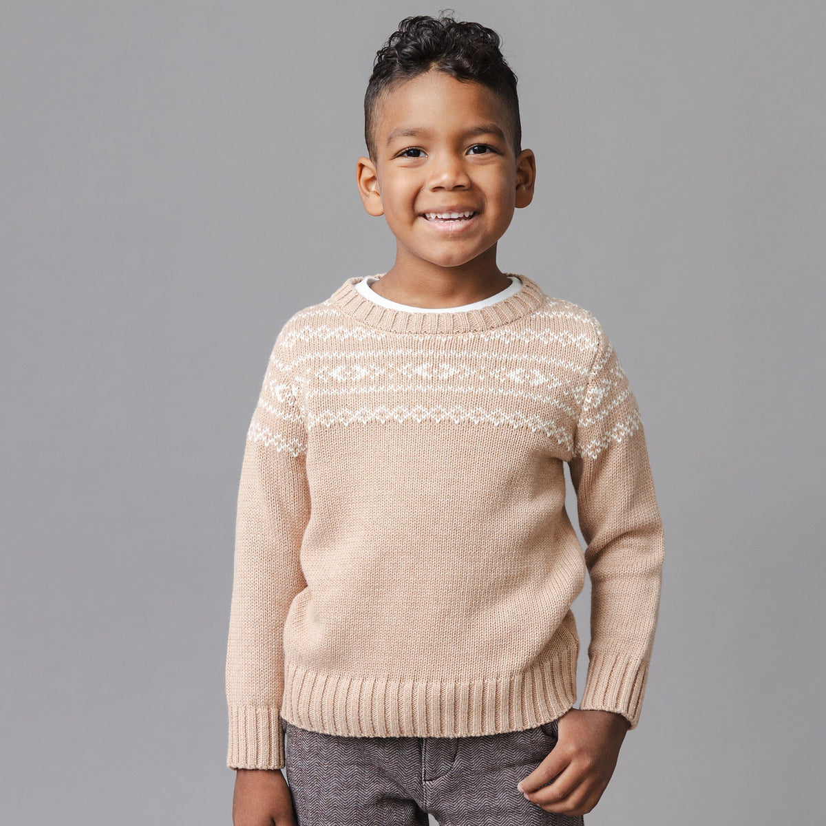 Organic Fair Isle Sweater