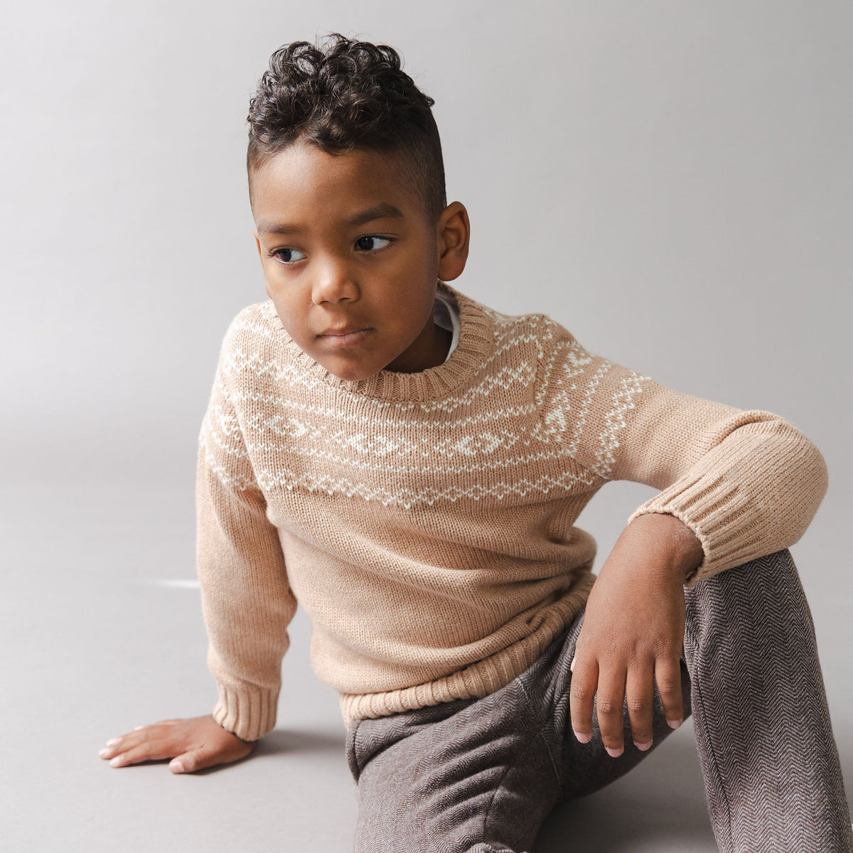 Organic Fair Isle Sweater