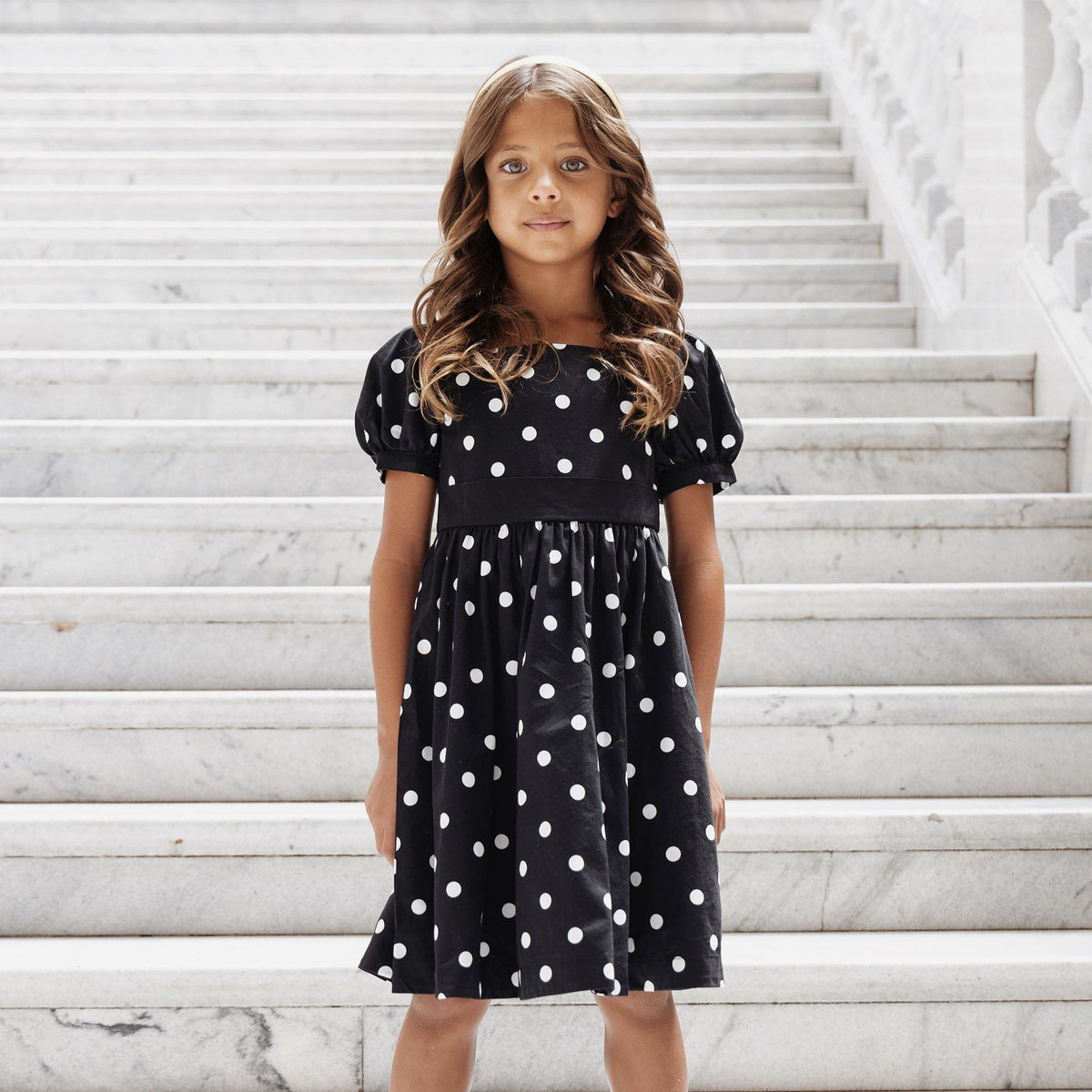 Organic Puff Sleeve Party Dress