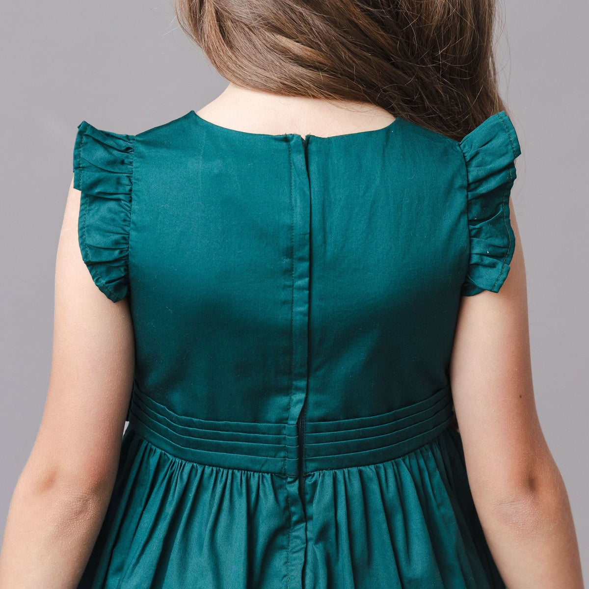 Organic Tiered Sateen Party Dress