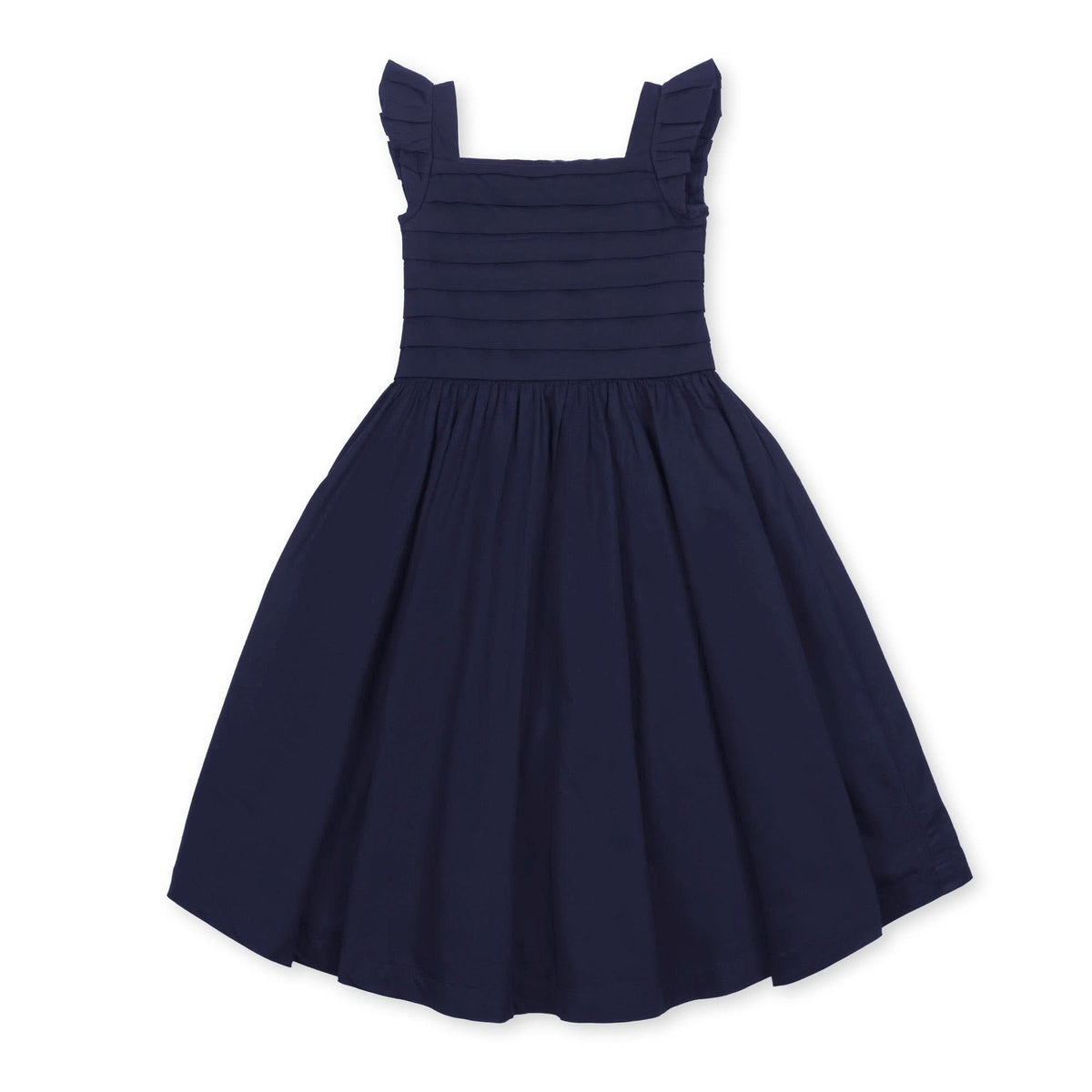 Organic Pleated Sateen Party Dress