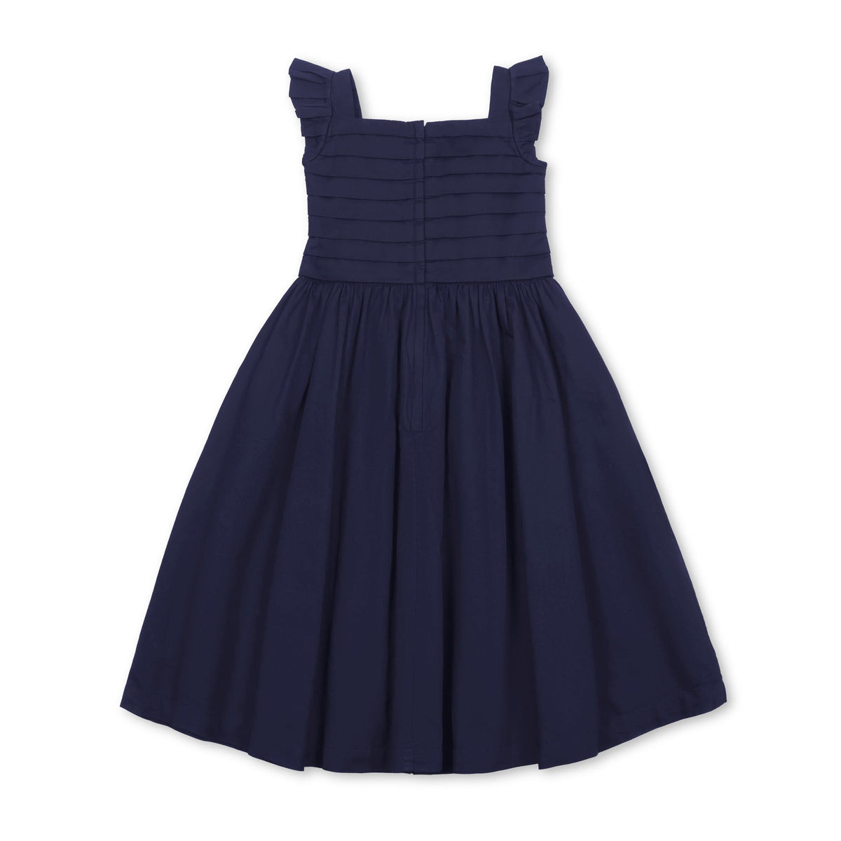 Organic Pleated Sateen Party Dress