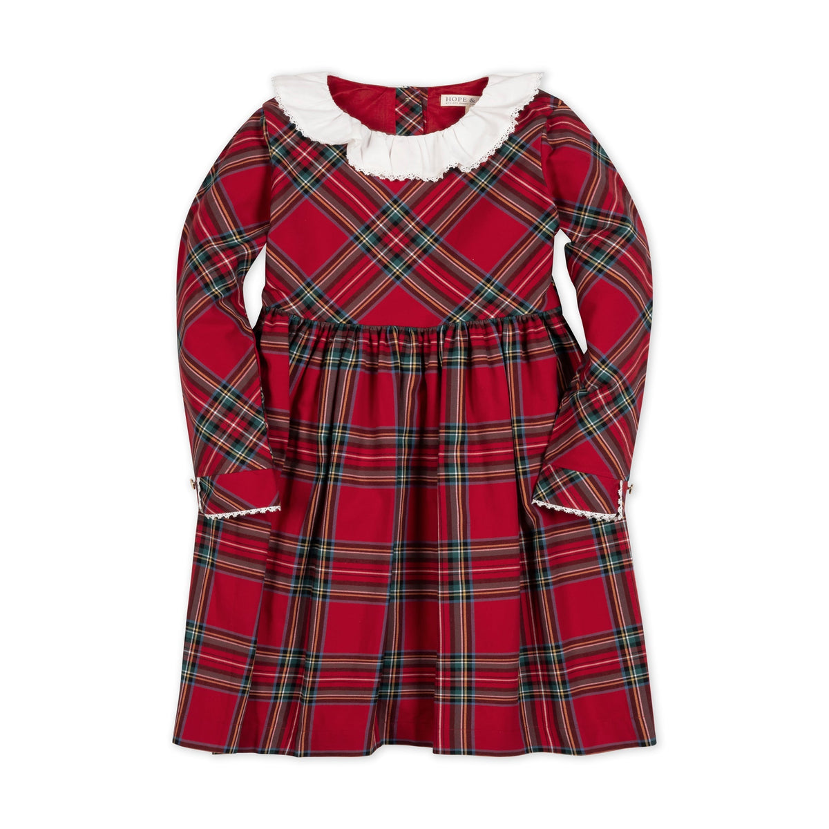 Organic Ruffle Collar Party Dress
