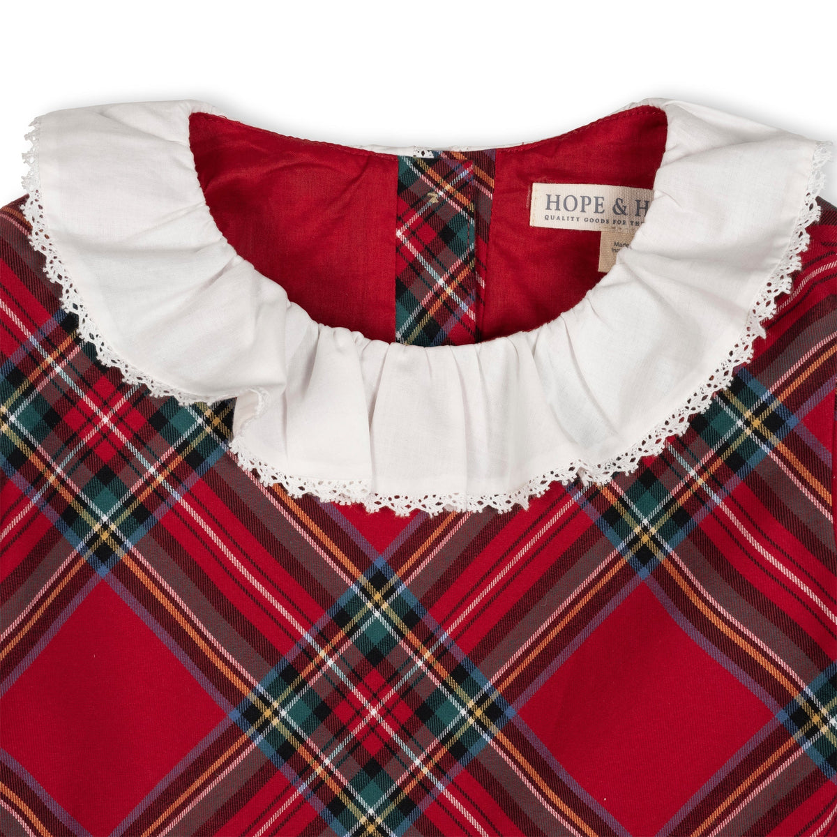 Organic Ruffle Collar Party Dress