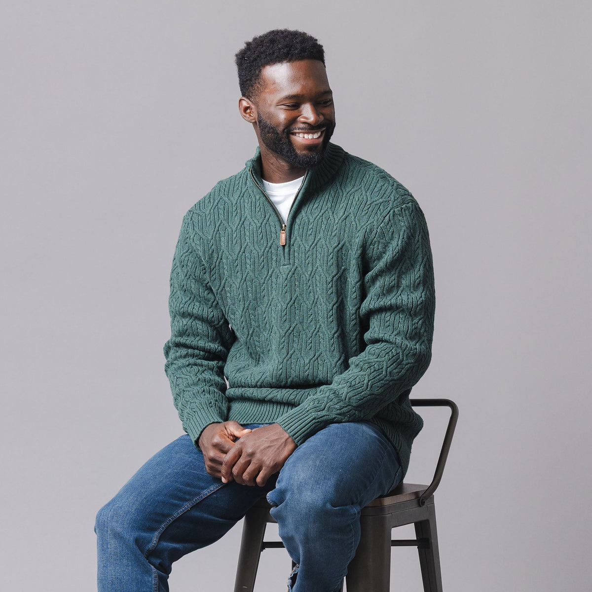 Organic Half Zip Pullover