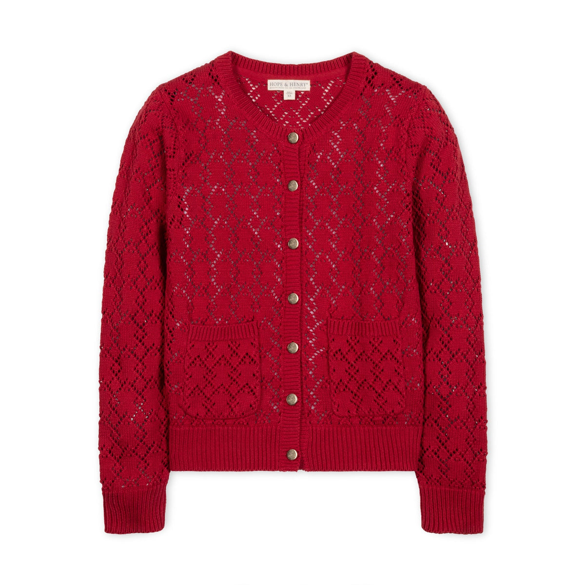 Organic Pointelle Cardigan