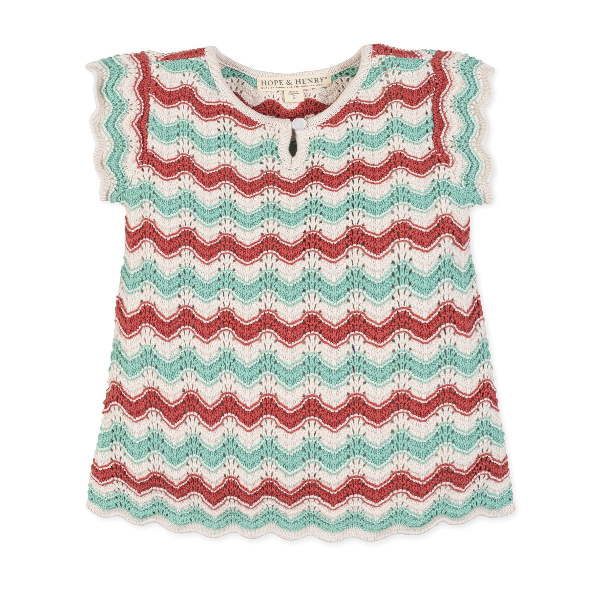 Organic Flutter Sleeve Sweater Top
