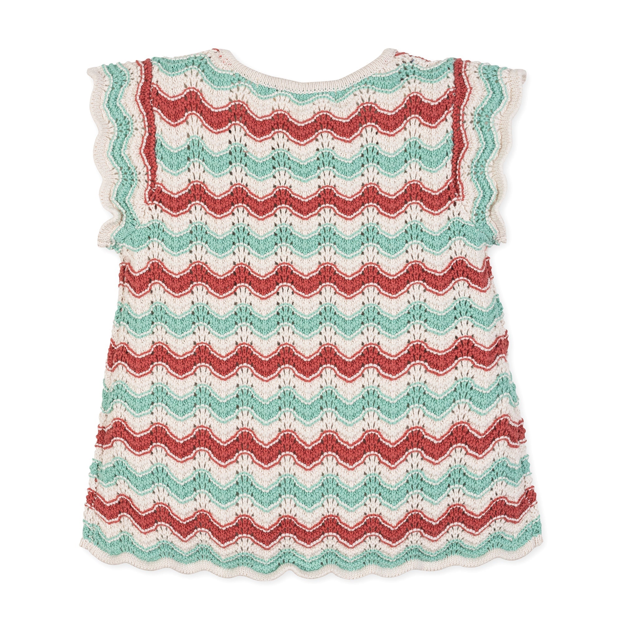 Organic Flutter Sleeve Sweater Top