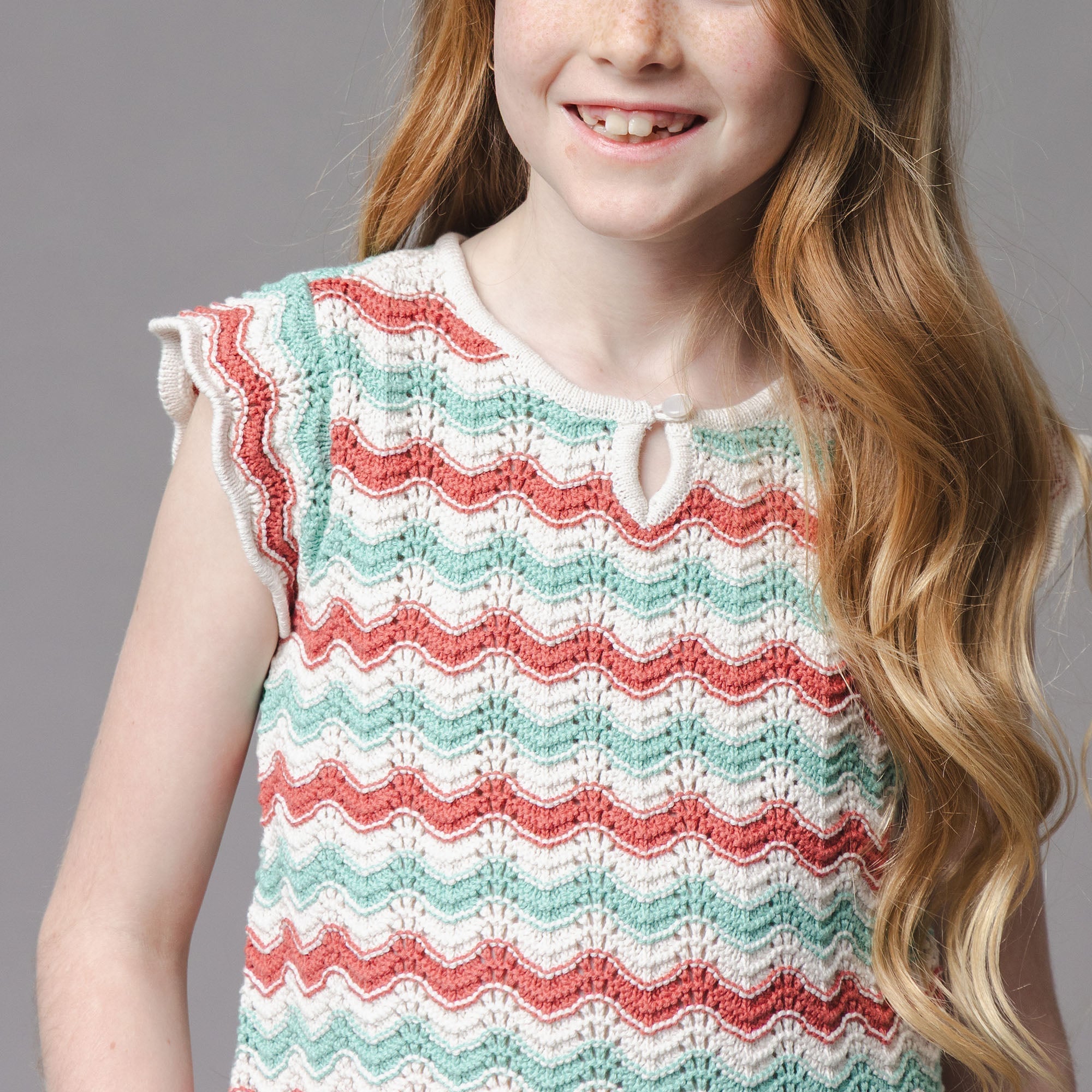 Organic Flutter Sleeve Sweater Top