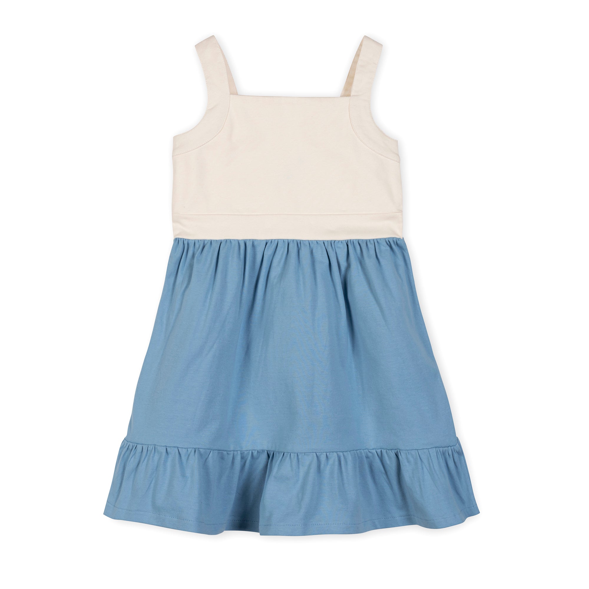 Organic Knit Tank Sundress with Flounce
