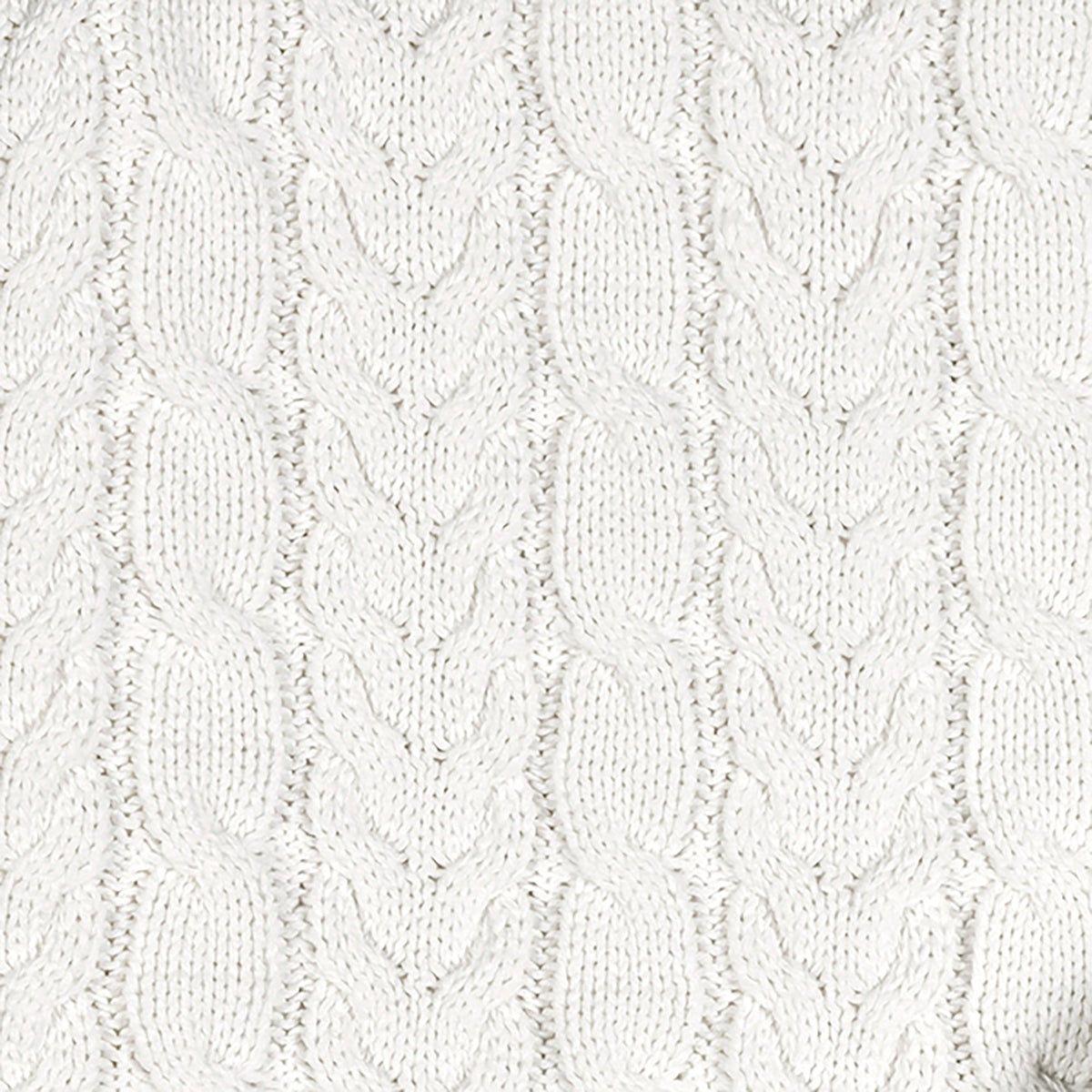 Organic Cable Knit Blanket