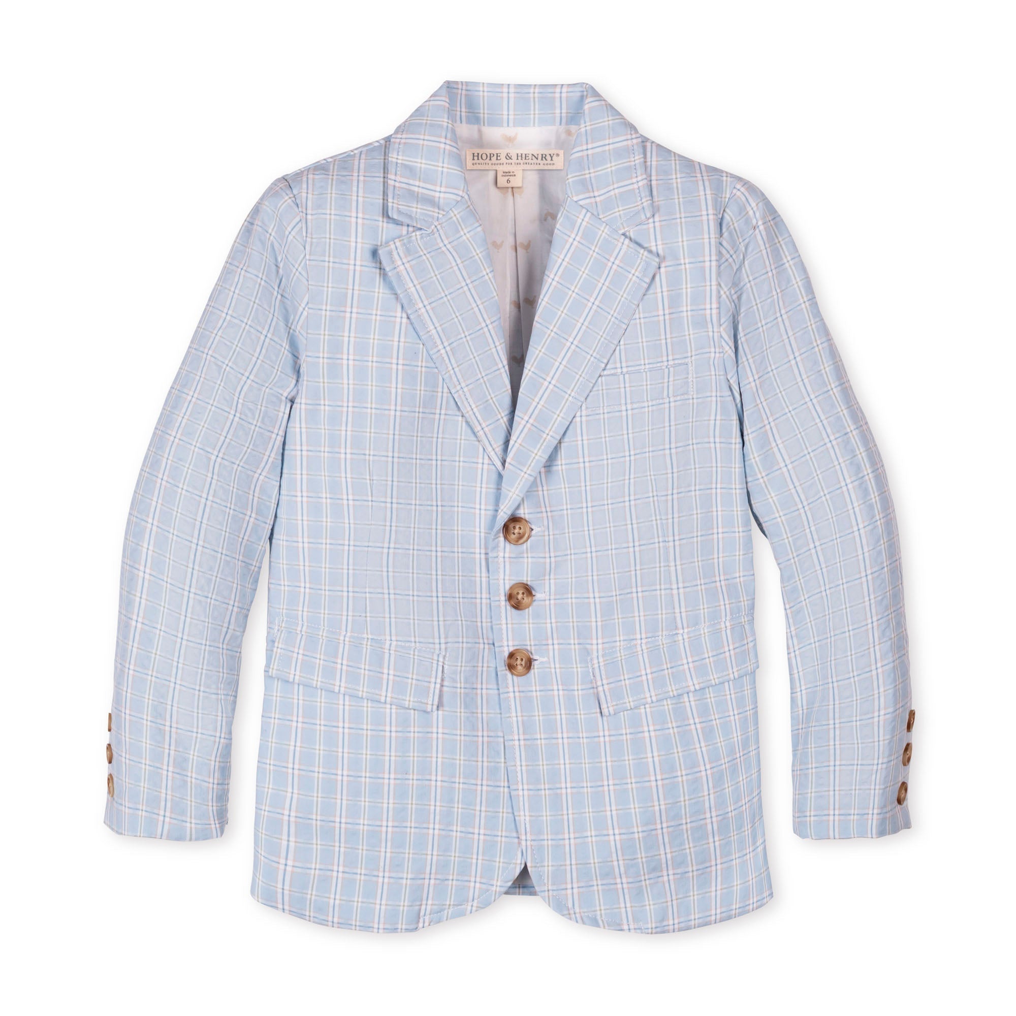 Organic Seersucker Suit Jacket
