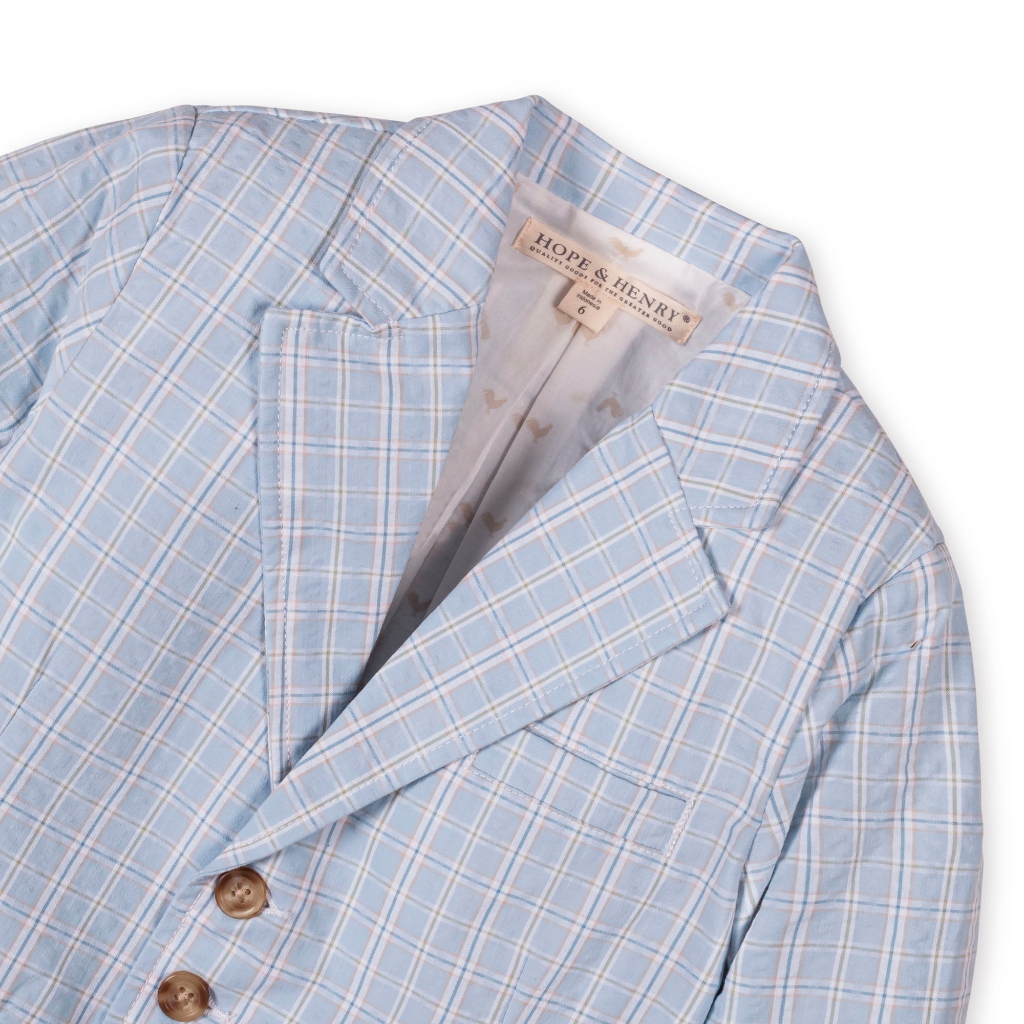 Organic Seersucker Suit Jacket