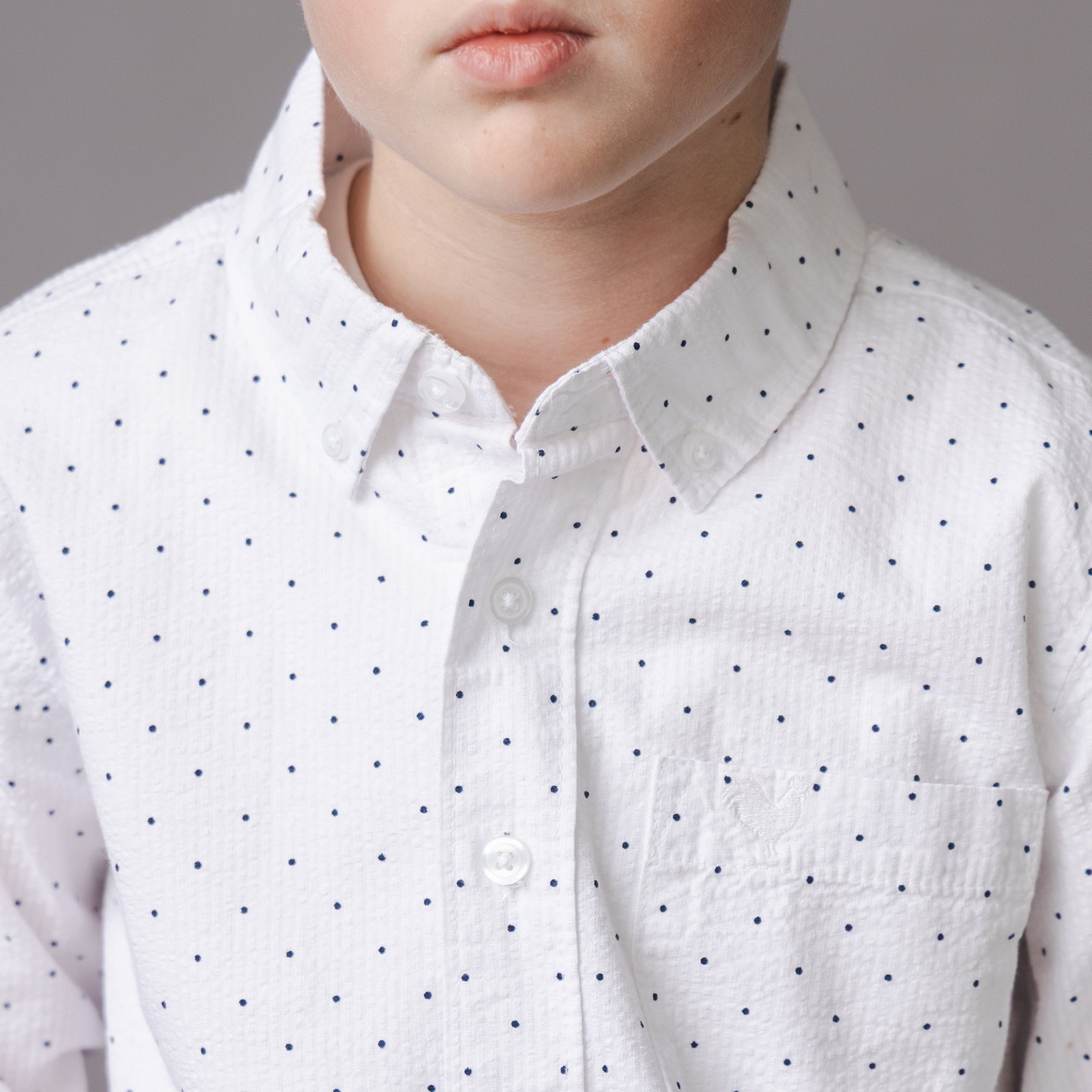 Organic Seersucker Shirt