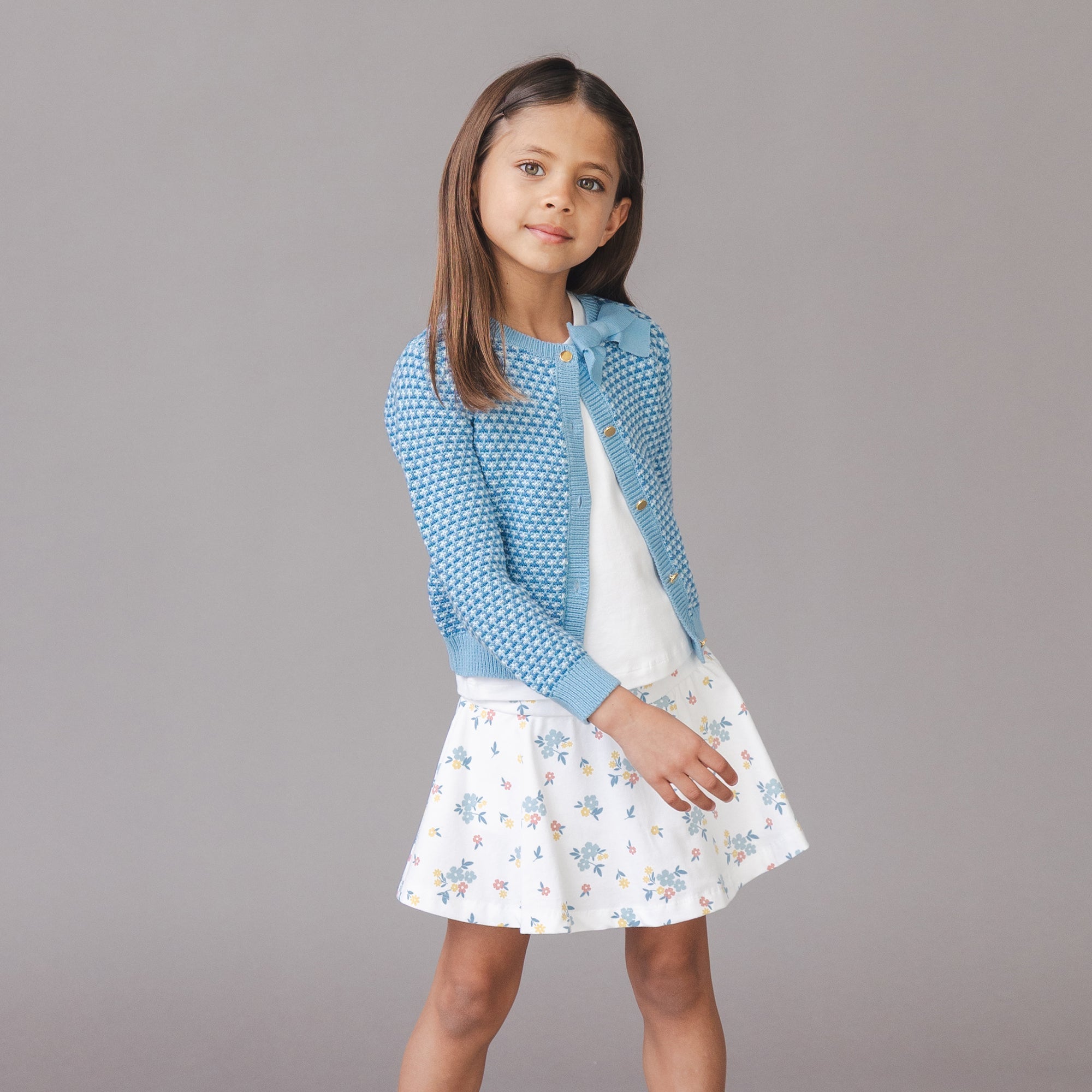 Organic Printed Knit Skort