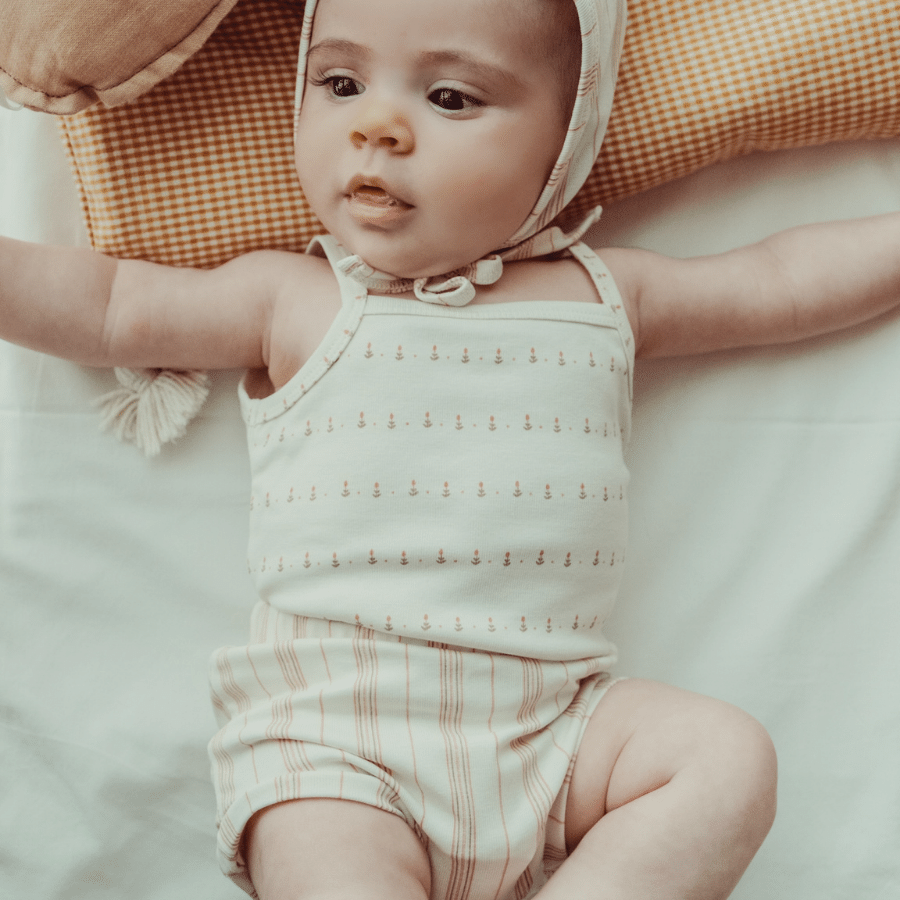 The Printed Headband - Mist Stripe