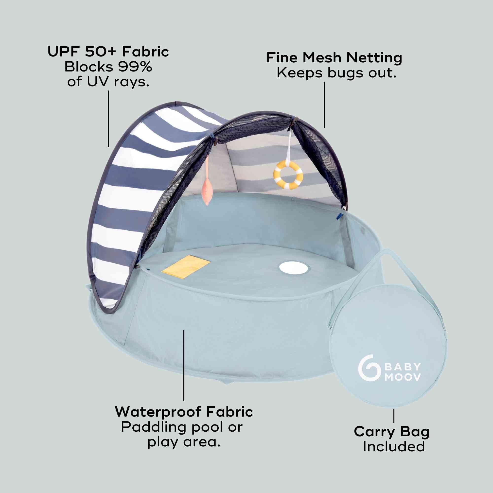 Aquani Anti-UV Baby Beach Tent & Paddling Pool