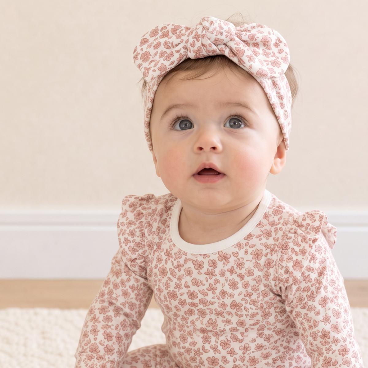 Organic Headwrap - Wild Petal