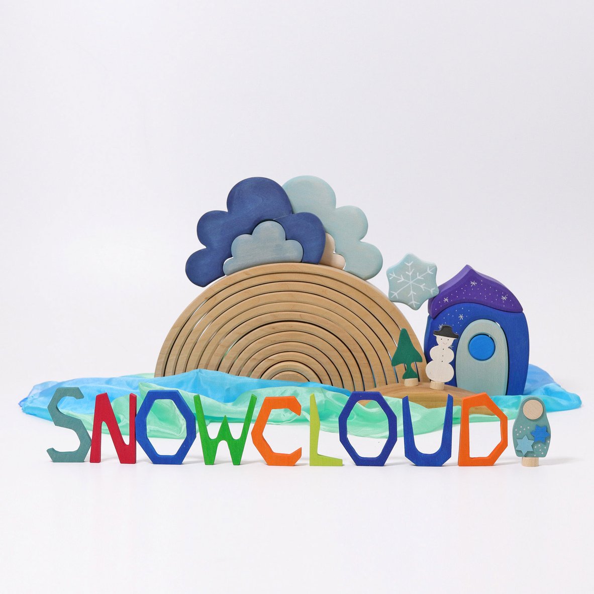 **Pre-order (Ships in 2-3 Weeks)**13 Pcs STAINED Wooden Weather Building Set