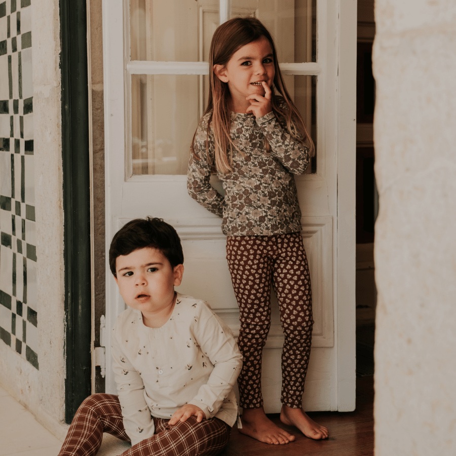 The Printed Legging -  Rustic Floral