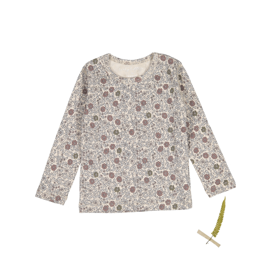 The Printed Long Sleeve Tee -  Isla