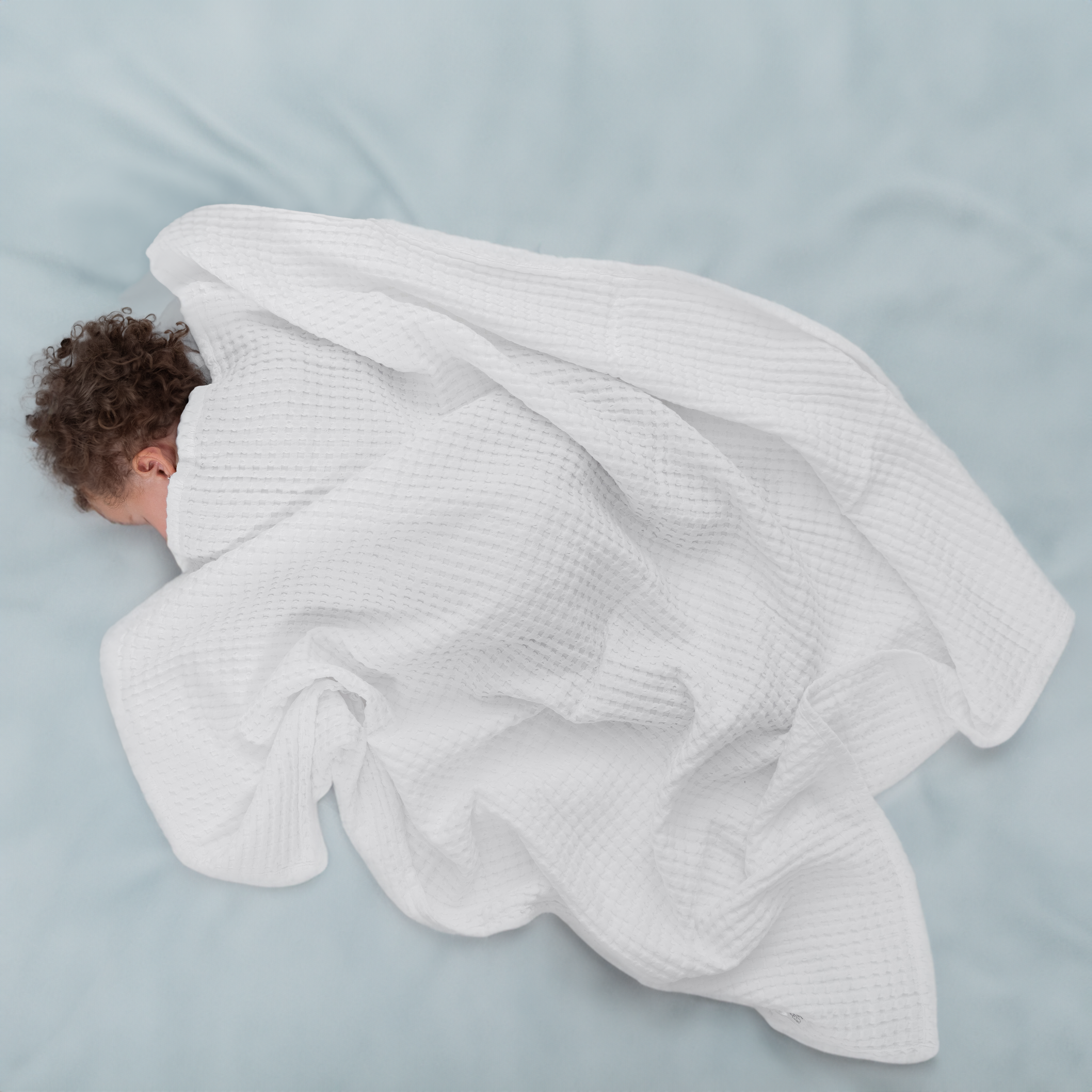 Baby Waffle Blankets by Comfy Cubs in White