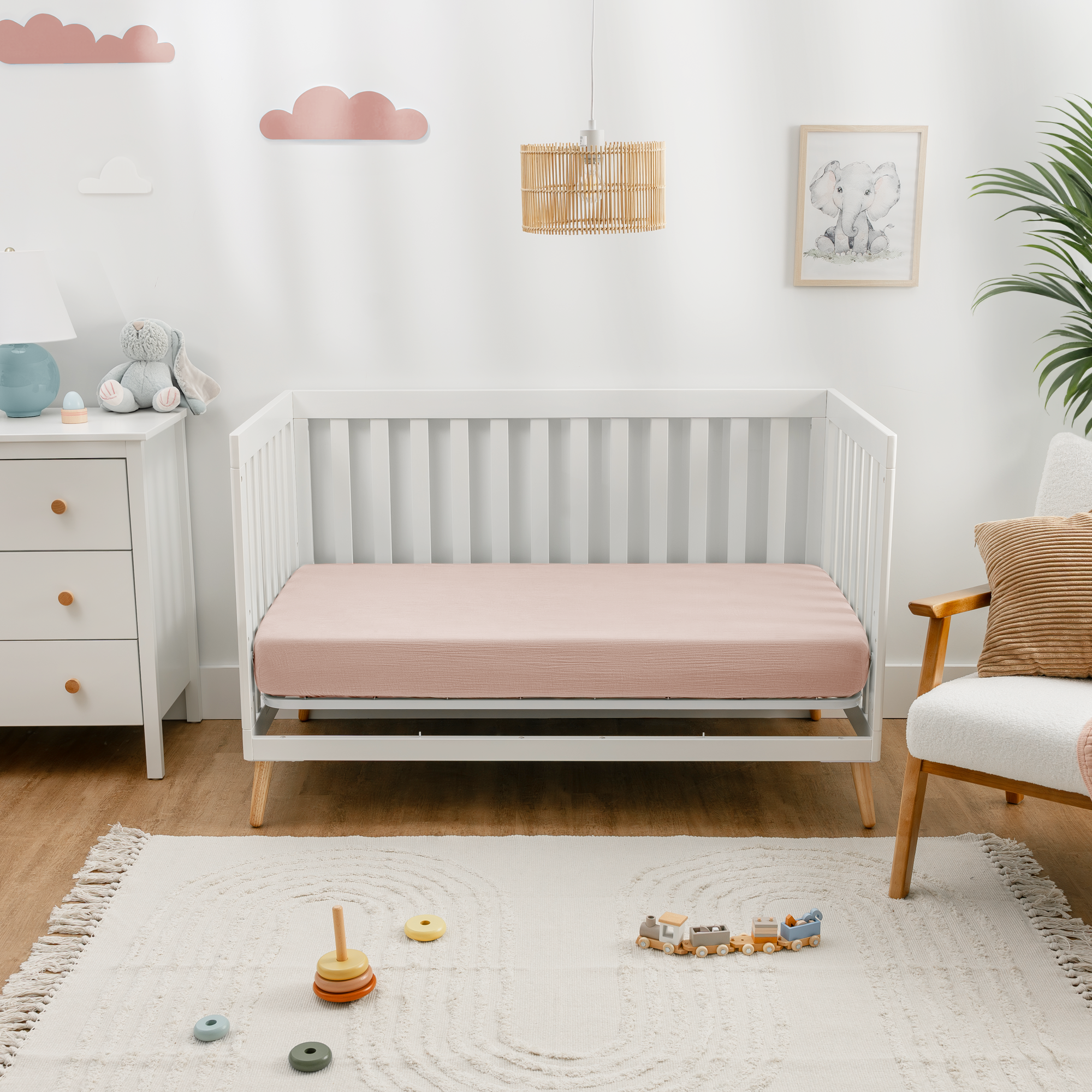 Muslin Fitted Crib Sheet