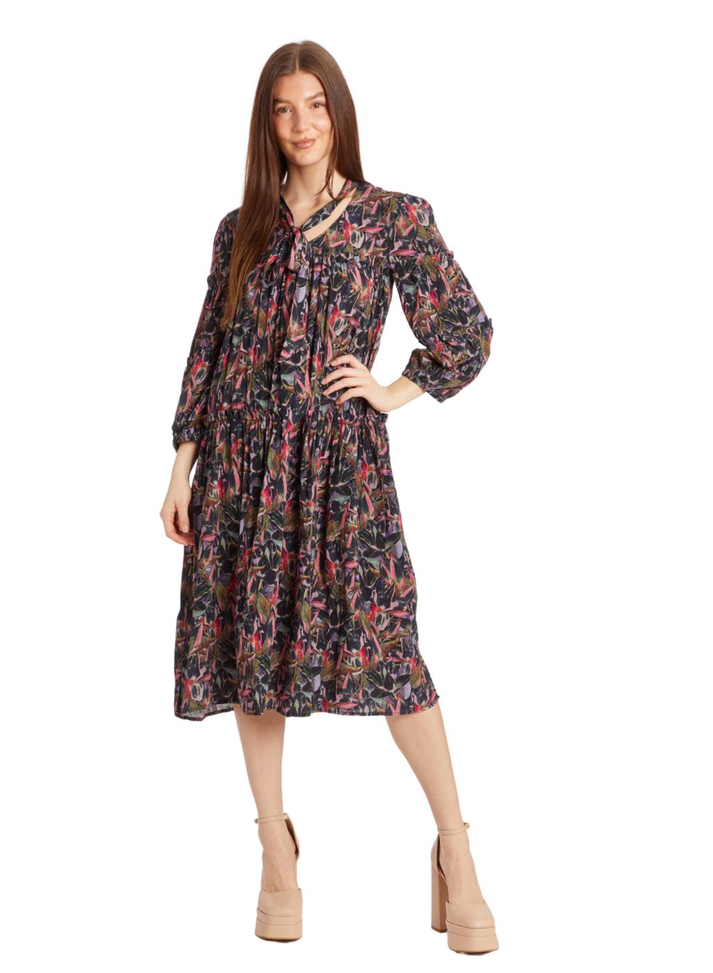 Brit Dress - Fall Magnolia