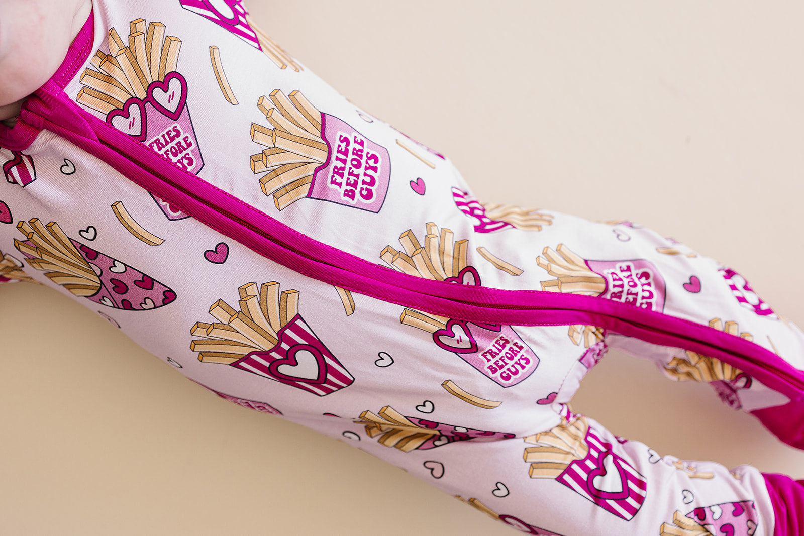 Bamboo Zip Romper | Fries Before Guys