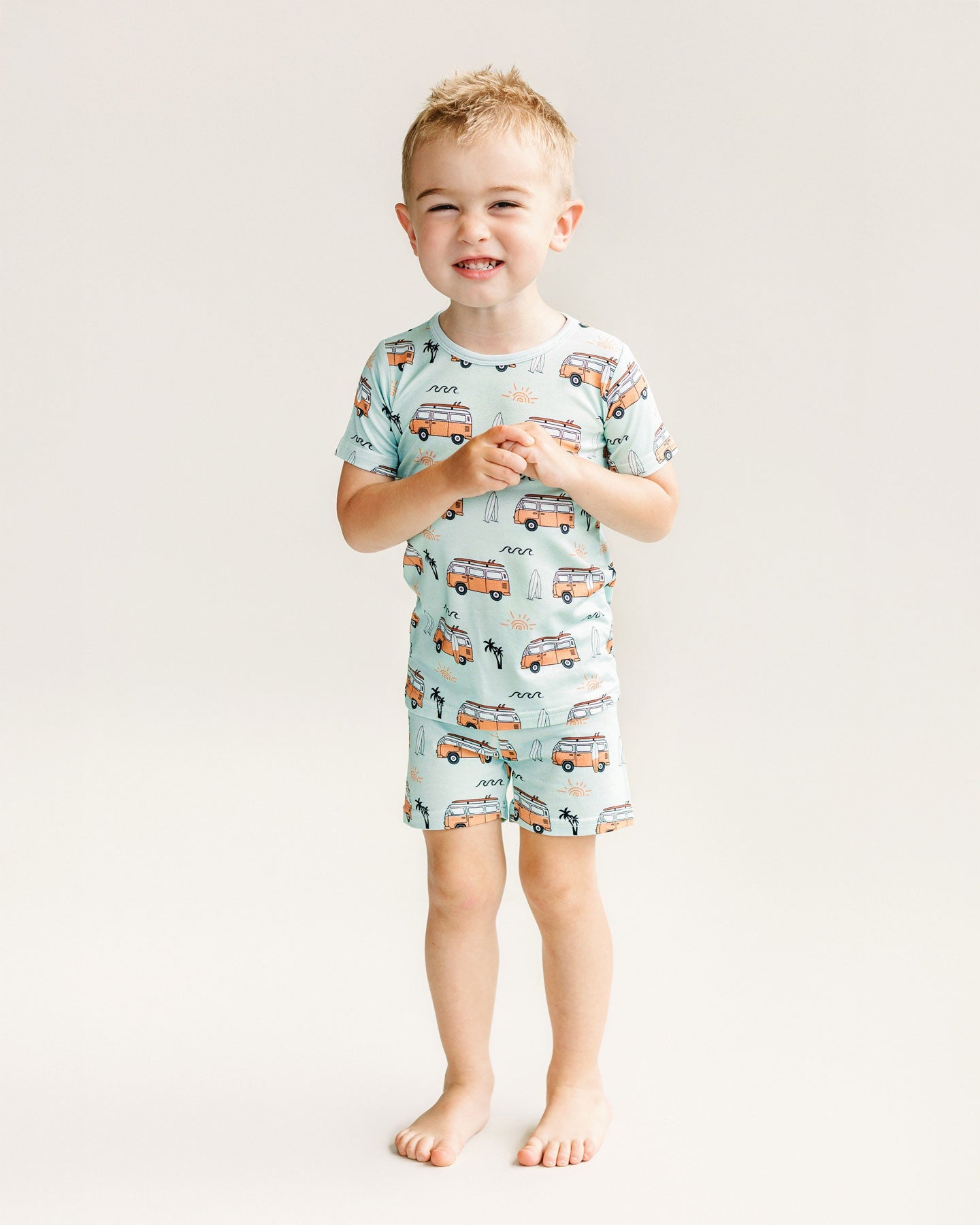 Bamboo Shorts Set | Retro Beach