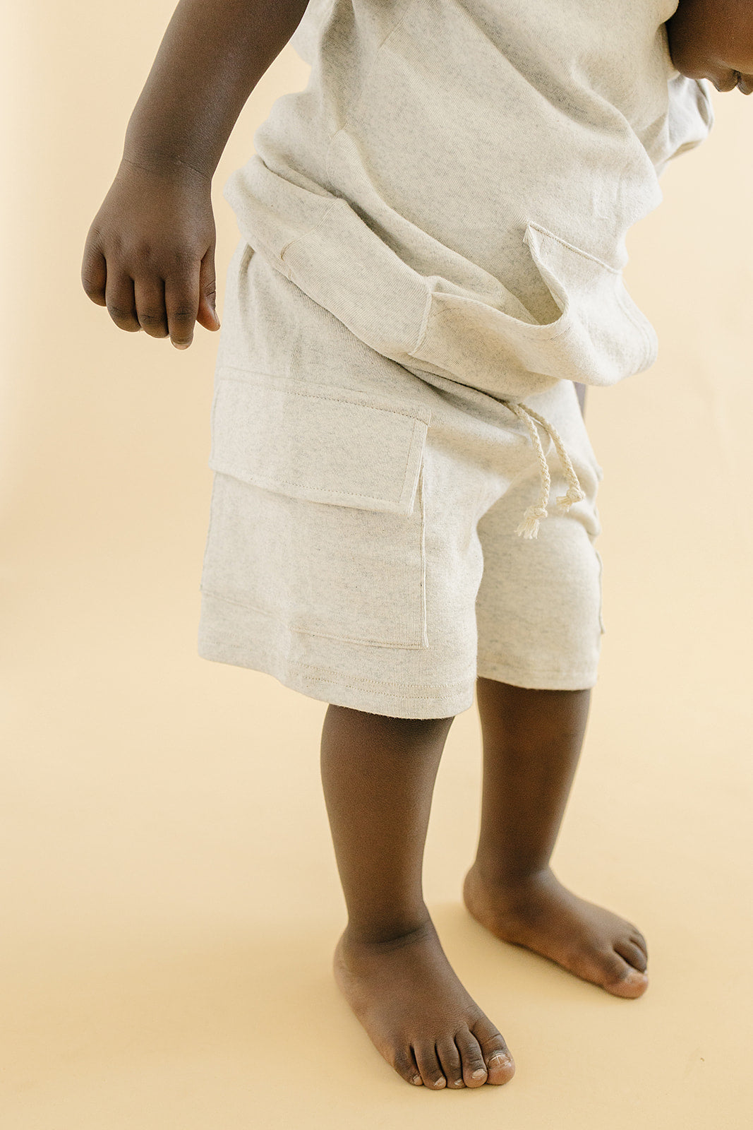 Cargo Shorts Set | Oatmeal